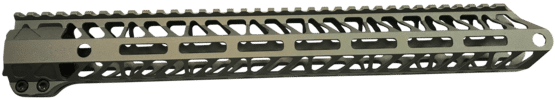 This innovative M-LOK compatible handguard from Timber Creek features a slim, lightweight design and a full-length Mil-Spec Picatinny rail.